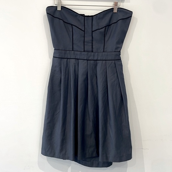 Valérie Dumaine Maura Dress strapless sweetheart neckline, made in Canada, sz M - Picture 2 of 16